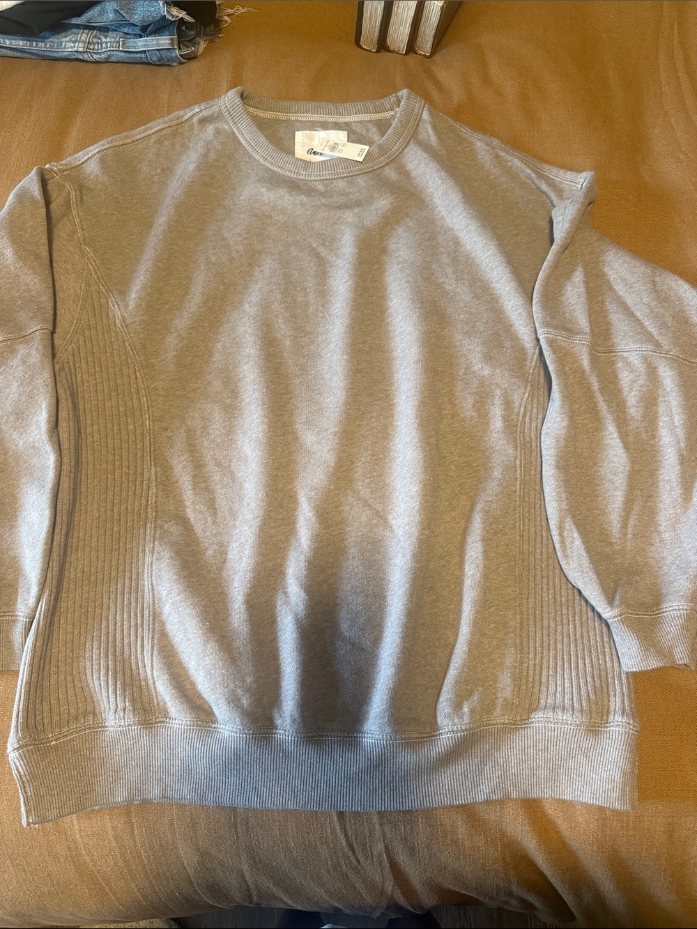 Aerie Crewneck Sweater - Gray